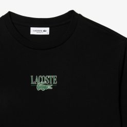 T-Shirts | LACOSTE T-Shirt En Jersey De Coton Imprime Lacoste