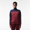 Survetements | LACOSTE Sweatshirt Zippe Paris Color-Block En Interlock Pique