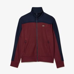 Survetements | LACOSTE Sweatshirt Zippe Paris Color-Block En Interlock Pique