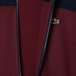 Survetements | LACOSTE Sweatshirt Zippe Paris Color-Block En Interlock Pique