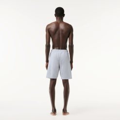 Sous-Vetements & Vetements D'Interieur | LACOSTE Short D'Interieur En Molleton De Coton Uni Avec Crocodile Velours