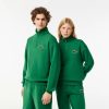 Sweatshirts | LACOSTE Sweatshirt Jogger Unie Col Montant Zippe En Coton Biologique