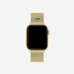 Montres | LACOSTE Apple Watch Bracelet En Maille Dore