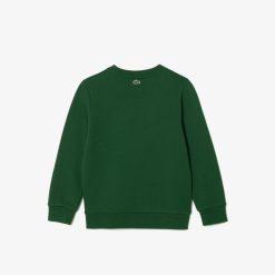 Vetements Garcon | LACOSTE Sweatshirt Avec Imprime Iconique En Coton