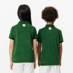 Vetements Fille | LACOSTE Polo En Eponge Sport Edition Roland Garros