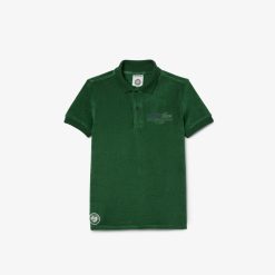 Vetements Fille | LACOSTE Polo En Eponge Sport Edition Roland Garros