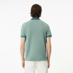 Polos | LACOSTE Polo Regular Fit En Pique Caviar Contraste