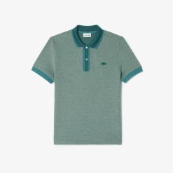 Polos | LACOSTE Polo Regular Fit En Pique Caviar Contraste