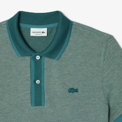 Polos | LACOSTE Polo Regular Fit En Pique Caviar Contraste