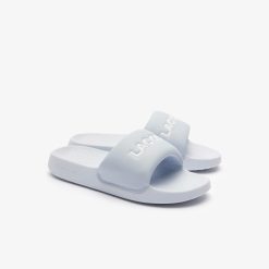 Claquettes & Sandales | LACOSTE Claquettes Serve Slide 1. Femme En Tissu