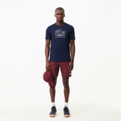 Vetements De Sport | LACOSTE T-Shirt Tennis Ultra-Dry Sport Edition Roland Garros