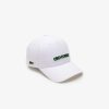 Chapeaux & Casquettes | LACOSTE Casquette De Baseball En Pique De Coton Brode 3D