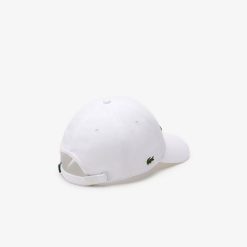 Chapeaux & Casquettes | LACOSTE Casquette De Baseball En Pique De Coton Brode 3D