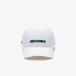 Chapeaux & Casquettes | LACOSTE Casquette De Baseball En Pique De Coton Brode 3D