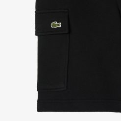 Vetements Garcon | LACOSTE Short Cargo En Molleton Gratte De Coton