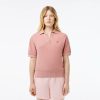 Polos | LACOSTE Polo En Petit Pique De Coton Teinture Naturelle