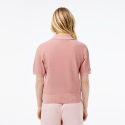 Polos | LACOSTE Polo En Petit Pique De Coton Teinture Naturelle