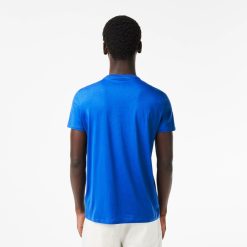 T-Shirts | LACOSTE T-Shirt Col Rond En Jersey De Coton Pima Uni