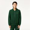 Sweatshirts | LACOSTE Sweatshirt Jogger Zippe Homme En Molleton Lacoste Avec Poche Kangourou