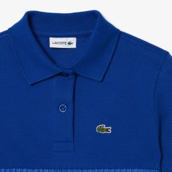 Vetements Fille | LACOSTE Polo En Petit Pique Avec Bas Plisse