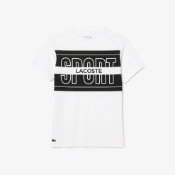 Vetements De Sport | LACOSTE T-Shirt Sport Regular Fit En Coton