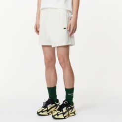 Pantalons & Shorts | LACOSTE Short Paris En Maille Eponge Regular Fit