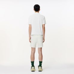 Pantalons & Shorts | LACOSTE Short Paris En Maille Eponge Regular Fit