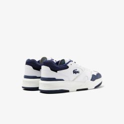 Sneakers | LACOSTE Sneakers Lineshot Homme En Cuir Avec Col En Mesh