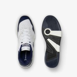 Sneakers | LACOSTE Sneakers Lineshot Homme En Cuir Avec Col En Mesh