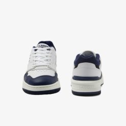 Sneakers | LACOSTE Sneakers Lineshot Homme En Cuir Avec Col En Mesh