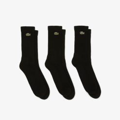 Chaussettes | LACOSTE Lot De 3 Paires De Chaussettes Montantes Lacoste Sport Unies