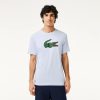 Vetements De Sport | LACOSTE T-Shirt Sport Ultra-Dry Avec Imprime Crocodile