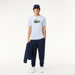 Vetements De Sport | LACOSTE T-Shirt Sport Ultra-Dry Avec Imprime Crocodile