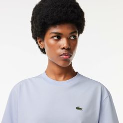 T-Shirts | LACOSTE T-Shirt Relaxed Fit En Jersey De Coton Pima Leger