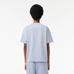 T-Shirts | LACOSTE T-Shirt Relaxed Fit En Jersey De Coton Pima Leger