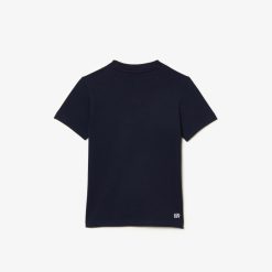 Vetements Garcon | LACOSTE T-Shirt Enfant Edition Roland Garros Performance En Jersey Ultra Dry