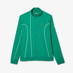 Vetements De Sport | LACOSTE Veste D'Apres Match Homme Lacoste Sport X Novak Djokovic