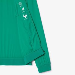 Vetements De Sport | LACOSTE Veste D'Apres Match Homme Lacoste Sport X Novak Djokovic