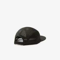 Chapeaux & Casquettes | LACOSTE Casquette Bi-Matiere Unie Avec Crocodile En Silicone