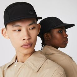 Chapeaux & Casquettes | LACOSTE Casquette Bi-Matiere Unie Avec Crocodile En Silicone