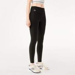 Vetements De Sport | LACOSTE Legging Sport Imprime Avec Mini Poche