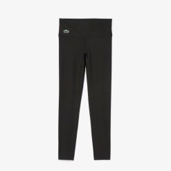 Vetements De Sport | LACOSTE Legging Sport Imprime Avec Mini Poche