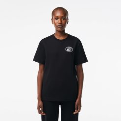 T-Shirts | LACOSTE T-Shirt Regular Fit Avec Imprime Signature