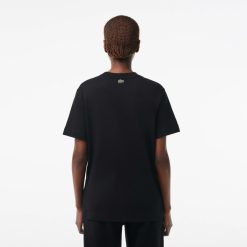 T-Shirts | LACOSTE T-Shirt Regular Fit Avec Imprime Signature