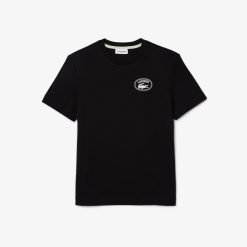 T-Shirts | LACOSTE T-Shirt Regular Fit Avec Imprime Signature