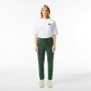 Pantalons & Shorts | LACOSTE Pantalon De Survetement Jogger Femme Lacoste En Molleton