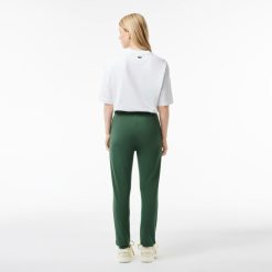 Pantalons & Shorts | LACOSTE Pantalon De Survetement Jogger Femme Lacoste En Molleton