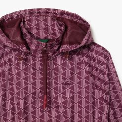 Manteaux & Vestes | LACOSTE Vareuse Oversize Fit En Taffetas Monogramme