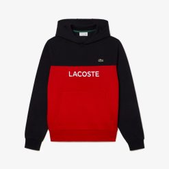 Sweatshirts | LACOSTE Sweatshirt A Capuche Homme Classic Fit Color-Block Avec Marquage