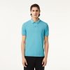 Polos | LACOSTE Polo Homme Slim Fit En Pique Stretch Avec Marquage Lacoste